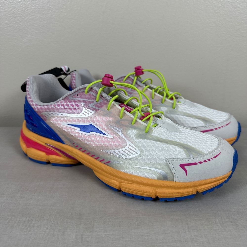 Avia Women's 10 AV Fashion Bungee Sneakers Multi-Color Mesh Walking Workout NEW